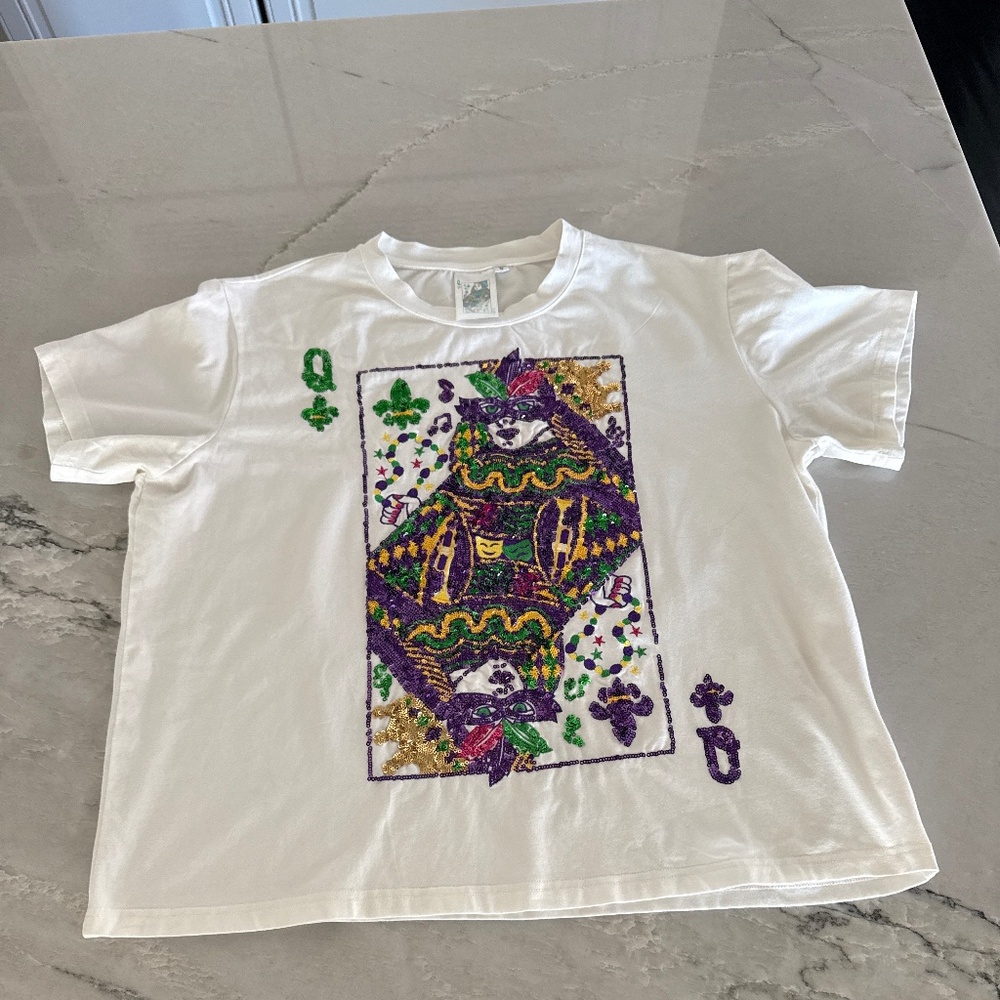 Queen of sparkles t-shirt